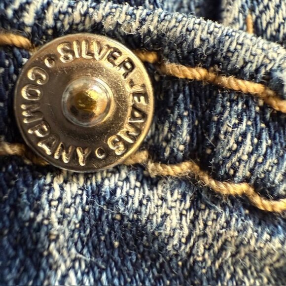 SILVER✨JEANS Suki Skinny Crop Women’s W27/L26 Light Wash Denim 👖 Size 27 - Picture 10 of 15